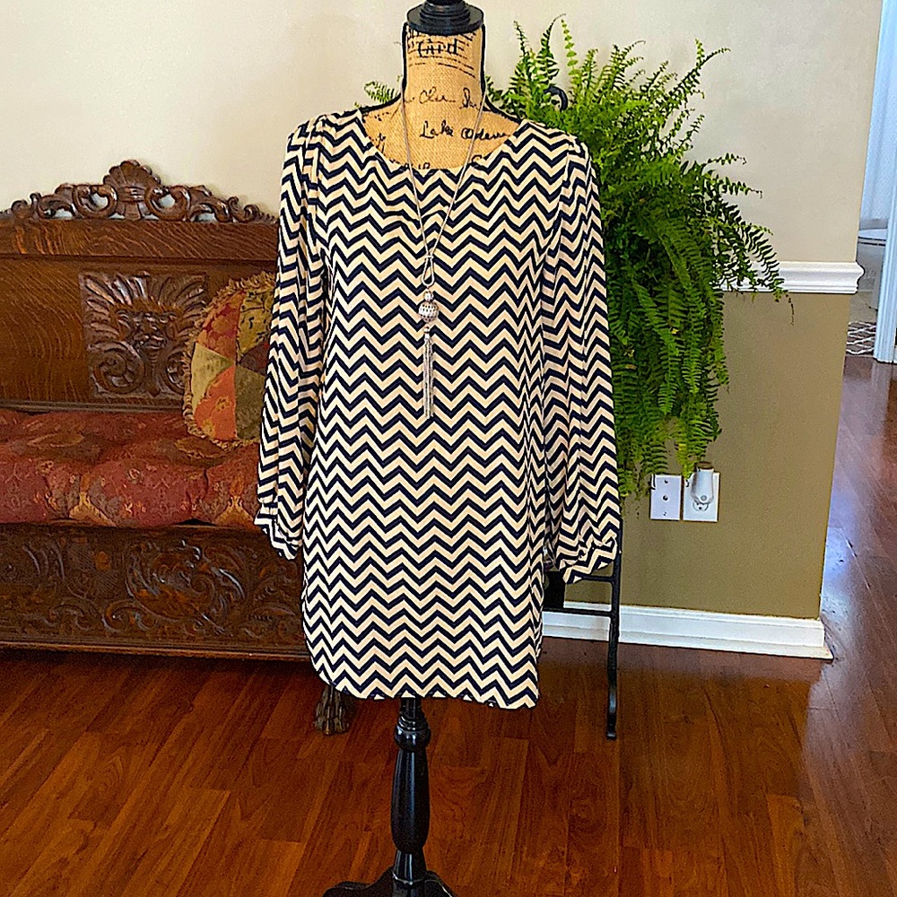 Everly Chevron Dress